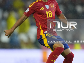 Martin Zubimendi defensive midfield of Spain and Real Sociedad during the UEFA Nations League 2024/25 League A Group A4 match between Spain...