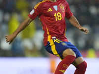 Martin Zubimendi defensive midfield of Spain and Real Sociedad during the UEFA Nations League 2024/25 League A Group A4 match between Spain...