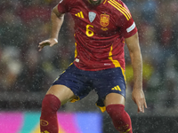 Mikel Merino central midfield of Spain and Arsenal FC during the UEFA Nations League 2024/25 League A Group A4 match between Spain and Serbi...