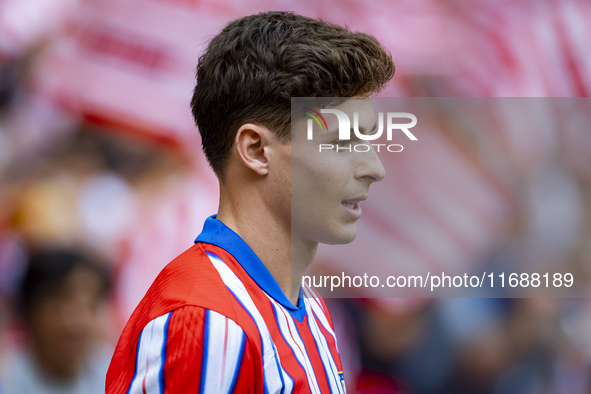 Rodrigo Riquelme of Atletico de Madrid enters the field during the La Liga EA Sports 2024/25 football match between Atletico de Madrid and C...