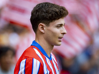 Rodrigo Riquelme of Atletico de Madrid enters the field during the La Liga EA Sports 2024/25 football match between Atletico de Madrid and C...