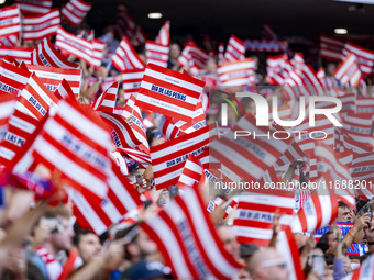 During the La Liga EA Sports 2024/25 football match between Atletico de Madrid and CD Leganes at Estadio Riyadh Air Metropolitano in Madrid,...