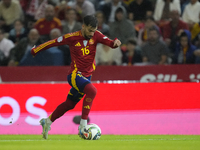 Alex Baena left winger of Spain and Villarreal CF during the UEFA Nations League 2024/25 League A Group A4 match between Spain and Serbia at...