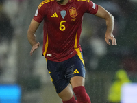 Mikel Merino central midfield of Spain and Arsenal FC during the UEFA Nations League 2024/25 League A Group A4 match between Spain and Serbi...