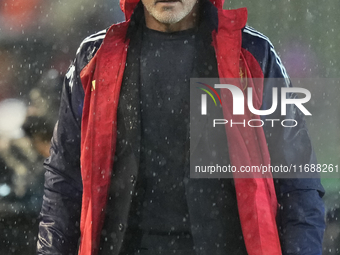 Luis de la Fuente head coach of Spain during the UEFA Nations League 2024/25 League A Group A4 match between Spain and Serbia at Estadio Nue...