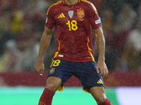 Martin Zubimendi defensive midfield of Spain and Real Sociedad during the UEFA Nations League 2024/25 League A Group A4 match between Spain...