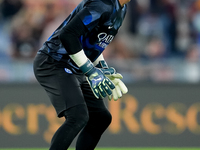 Yann Sommer of FC Internazionale looks on during the Serie A Enilive match between AS Roma and FC Internazionale at Stadio Olimpico on Octob...