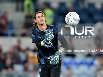 Yann Sommer of FC Internazionale during the Serie A Enilive match between AS Roma and FC Internazionale at Stadio Olimpico on October 20, 20...