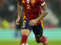 Pedro Porro right-back of Spain and Tottenham Hotspur during the UEFA Nations League 2024/25 League A Group A4 match between Spain and Serbi...