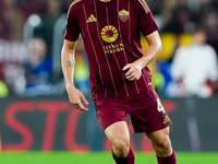 Bryan Cristante of AS Roma during the Serie A Enilive match between AS Roma and FC Internazionale at Stadio Olimpico on October 20, 2024 in...