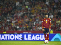 Alex Baena left winger of Spain and Villarreal CF during the UEFA Nations League 2024/25 League A Group A4 match between Spain and Serbia at...