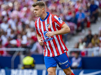 Alexander Sorloth of Atletico de Madrid is seen during the La Liga EA Sports 2024/25 football match between Atletico de Madrid and CD Legane...