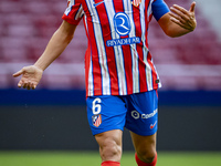 Jorge Resurreccion Merodio (Koke) of Atletico de Madrid is in action with the ball during the La Liga EA Sports 2024/25 football match betwe...