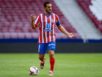 Jorge Resurreccion Merodio (Koke) of Atletico de Madrid is in action with the ball during the La Liga EA Sports 2024/25 football match betwe...