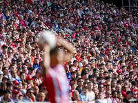 During the La Liga EA Sports 2024/25 football match between Atletico de Madrid and CD Leganes at Estadio Riyadh Air Metropolitano in Madrid,...