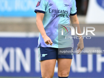 Beth Mead (9 Arsenal) looks on during the Barclays FA Women's Super League match between West Ham United and Arsenal at the Chigwell Constru...