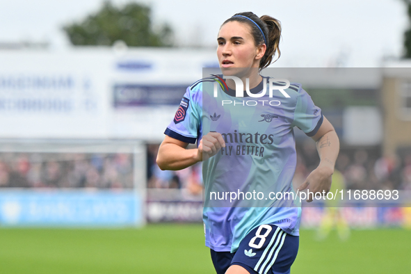 Mariona Caldentey (8 Arsenal) looks on during the Barclays FA Women's Super League match between West Ham United and Arsenal at the Chigwell...