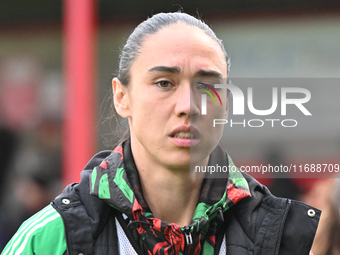 Goalkeeper Manuela Zinsberger of Arsenal stands after the final whistle during the Barclays FA Women's Super League match between West Ham U...