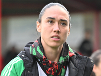 Goalkeeper Manuela Zinsberger of Arsenal stands after the final whistle during the Barclays FA Women's Super League match between West Ham U...