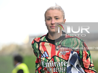 Leah Williamson (6 Arsenal) stands after the final whistle during the Barclays FA Women's Super League match between West Ham United and Ars...