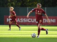 Verena Hanshaw of A.S. Roma Femminile is in action during the 7th day of the Serie A Femminile eBay Championship between A.S. Roma and A.C....