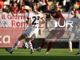 Valentina Giacinti of A.S. Roma Femminile is in action during the 7th day of the Serie A Femminile eBay Championship between A.S. Roma and A...