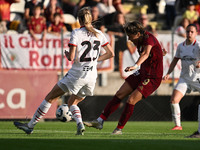 Valentina Giacinti of A.S. Roma Femminile is in action during the 7th day of the Serie A Femminile eBay Championship between A.S. Roma and A...