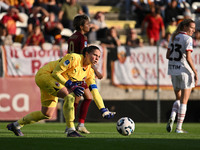 Laura Giuliani of A.C. Milan Femminile is in action during the 7th day of the Serie A Femminile eBay Championship between A.S. Roma and A.C....