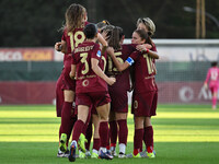 Valentina Giacinti of A.S. Roma Femminile celebrates after scoring the goal of 2-1 during the 7th day of the Serie A Femminile eBay Champion...