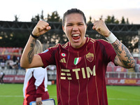 Elena Linari of A.S. Roma Femminile participates in the 7th day of the Serie A Femminile eBay Championship between A.S. Roma and A.C. Milan...