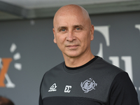 Eugenio Corini Head Coach of Cremonese during the Serie B match between SS Juve Stabia and Cremonese at Stadio Romeo Menti Castellammare Di...