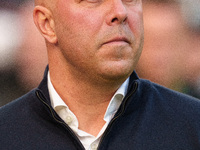 Liverpool manager Arne Slot is present during the Premier League match between Liverpool and Chelsea at Anfield in Liverpool, England, on Oc...