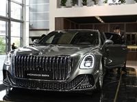 The Chinese car Hongqi Guoya is at the Paris Motor Show 2024 in Paris, France, on October 14, 2024. (