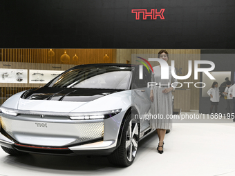 The Japanese car THK LSR-05 is at the Paris Motor Show 2024 in Paris, France, on October 14, 2024. (