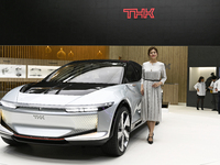 The Japanese car THK LSR-05 is at the Paris Motor Show 2024 in Paris, France, on October 14, 2024. (