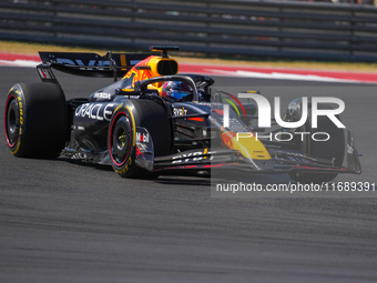 Max Verstappen of the Netherlands drives the Oracle Red Bull Racing RB20 Honda RBPT during the Formula 1 Pirelli United States Grand Prix 20...