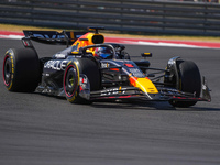 Max Verstappen of the Netherlands drives the Oracle Red Bull Racing RB20 Honda RBPT during the Formula 1 Pirelli United States Grand Prix 20...