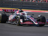 Kevin Magnussen of Denmark drives the (20) MoneyGram Haas F1 Team VF-24 Ferrari during the Formula 1 Pirelli United States Grand Prix 2024 i...