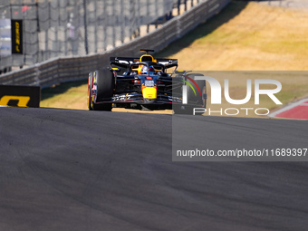 Max Verstappen of the Netherlands drives the Oracle Red Bull Racing RB20 Honda RBPT during the Formula 1 Pirelli United States Grand Prix 20...