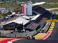 Nico Hulkenberg of Germany drives the (27) MoneyGram Haas F1 Team VF-24 Ferrari during the Formula 1 Pirelli United States Grand Prix 2024 i...