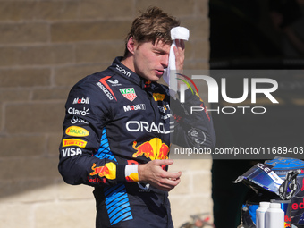 Max Verstappen of the Netherlands drives the Oracle Red Bull Racing RB20 Honda RBPT during the Formula 1 Pirelli United States Grand Prix 20...