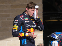 Max Verstappen of the Netherlands drives the Oracle Red Bull Racing RB20 Honda RBPT during the Formula 1 Pirelli United States Grand Prix 20...