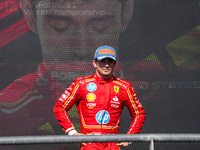 Charles Leclerc of Monaco drives the (16) Scuderia Ferrari SF-24 Ferrari during the Formula 1 Pirelli United States Grand Prix 2024 in Austi...