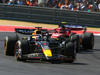 Max Verstappen of the Netherlands drives the Oracle Red Bull Racing RB20 Honda RBPT during the Formula 1 Pirelli United States Grand Prix 20...