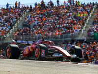 Charles Leclerc of Monaco drives the (16) Scuderia Ferrari SF-24 Ferrari during the Formula 1 Pirelli United States Grand Prix 2024 in Austi...