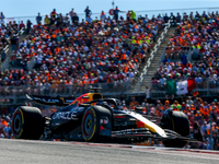 Max Verstappen of the Netherlands drives the Oracle Red Bull Racing RB20 Honda RBPT during the Formula 1 Pirelli United States Grand Prix 20...