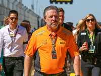 Zak Brown, CEO of the McLaren F1 Team, is present during the Formula 1 Pirelli United States Grand Prix 2024 in Austin, USA, on October 20,...