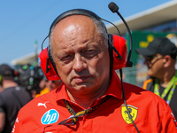 Frederic Vasseur, Team Principal of Scuderia Ferrari, is present during the Formula 1 Pirelli United States Grand Prix 2024 in Austin, USA,...