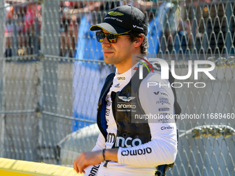 Lance Stroll of Canada drives the (18) Aston Martin Aramco Cognizant F1 Team AMR24 Mercedes during the Formula 1 Pirelli United States Grand...