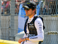 Lance Stroll of Canada drives the (18) Aston Martin Aramco Cognizant F1 Team AMR24 Mercedes during the Formula 1 Pirelli United States Grand...